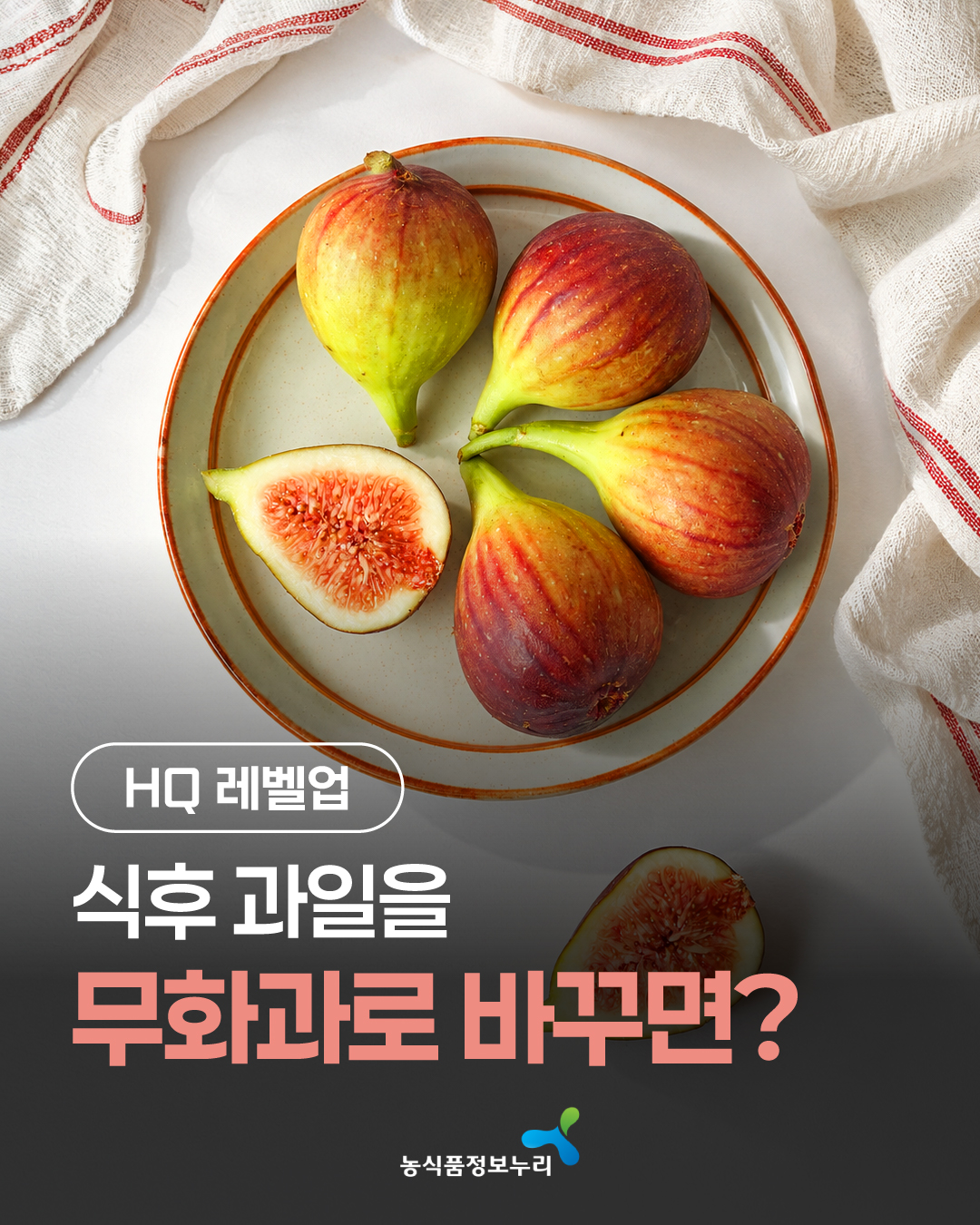 [HQ 레벨업] 식후 과일을 무화과로 바꾸면?