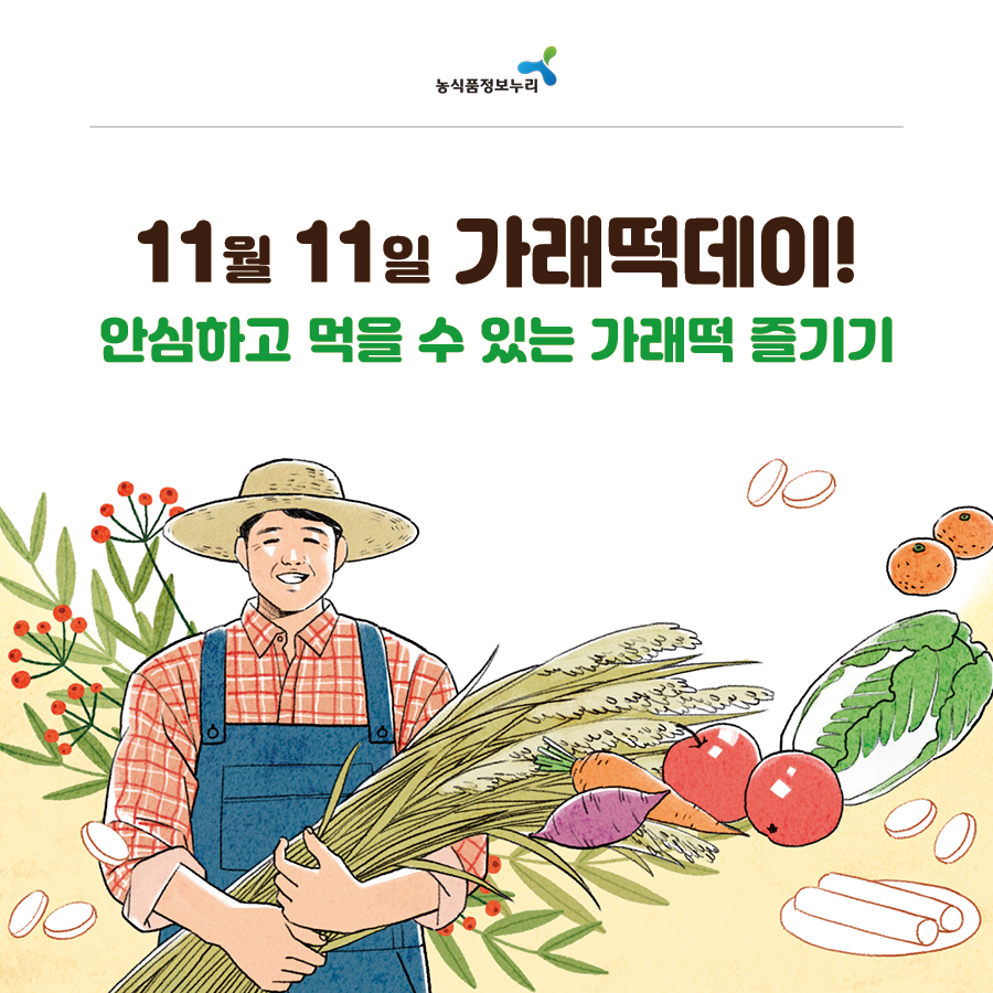 11월11일 가래떡데이! 안심하고 먹을 수 있는 가래떡 즐기기